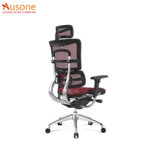Full Mesh working chair Swivel Office Ergonomic Executive Chair with footrest